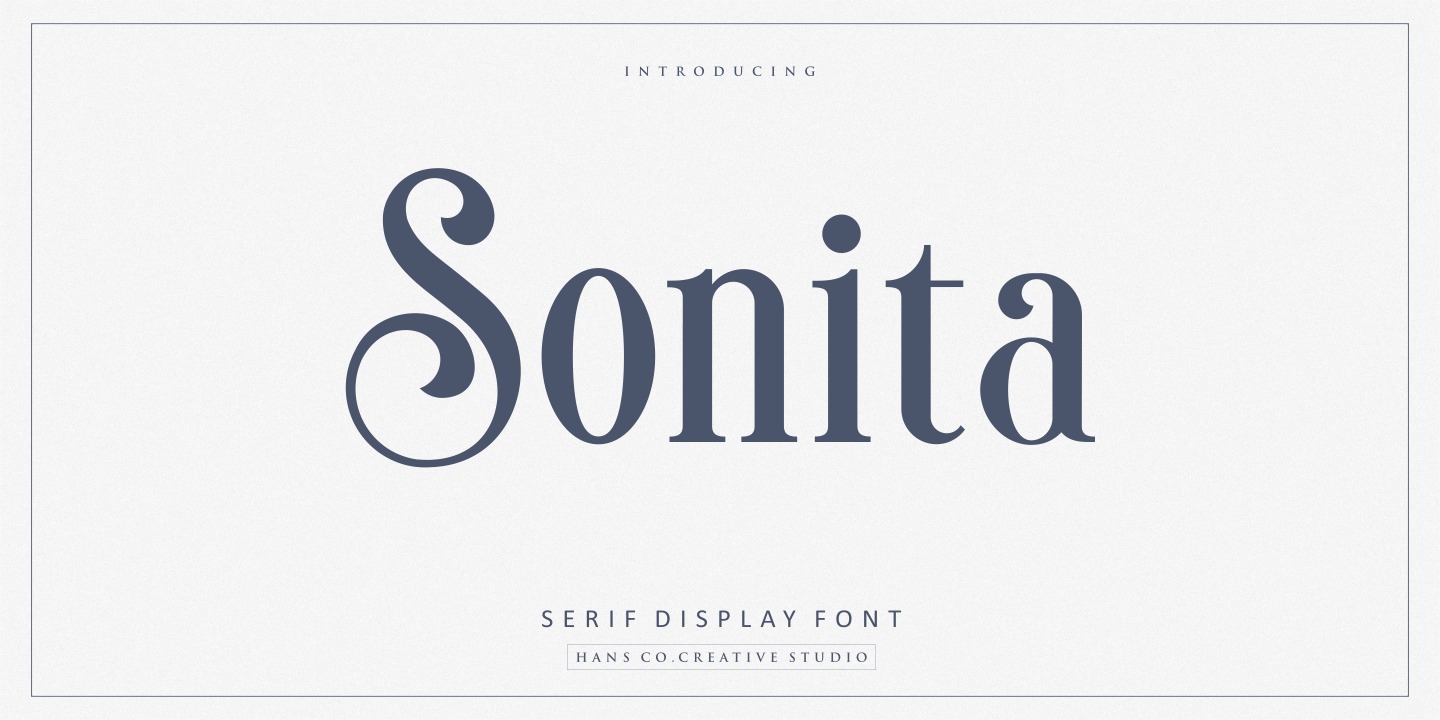 Font Sonita